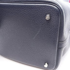 Hermes Handbag Picotin Lock MM Blue New Rosepurple Leather MM Eclat — view 8