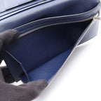 Hermes Bifold Wallet Bearn Souffle Blue Paradise Safi Leather — view 4