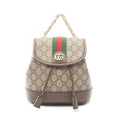 Gucci Backpack Ophidia Mini GG Supreme Beige Brown Canvas Leather