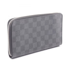 Louis Vuitton Round Wallet Zippy Organizer Damier Graphite Canvas — view 2