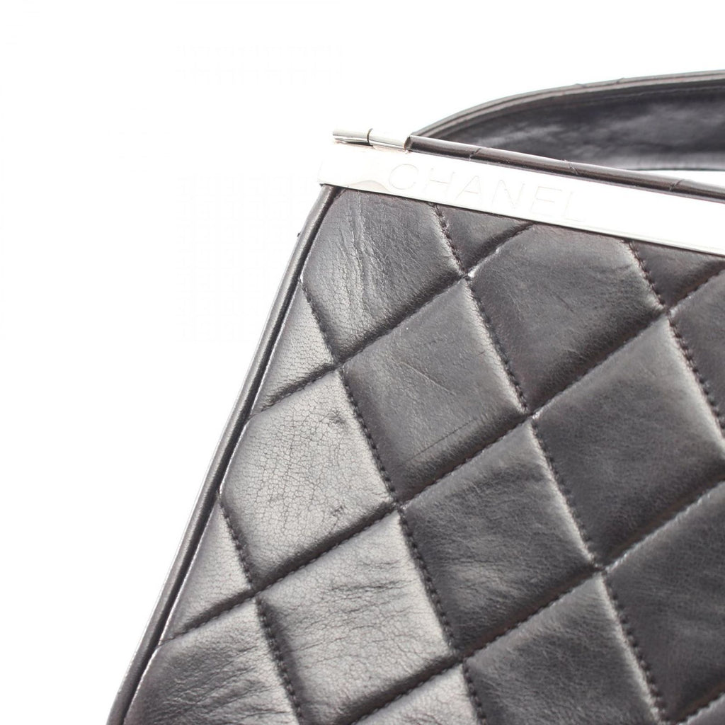Chanel Handbag Quilted Black Lambskin — view 9