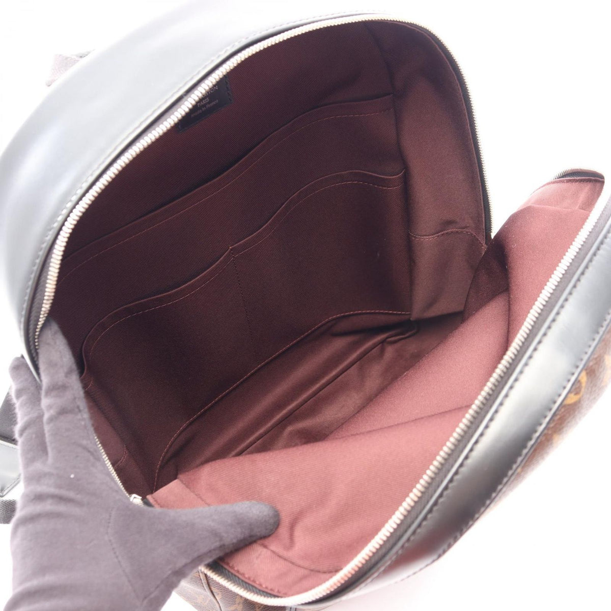 Louis Vuitton Backpack Josh Canvas Leather — view 3