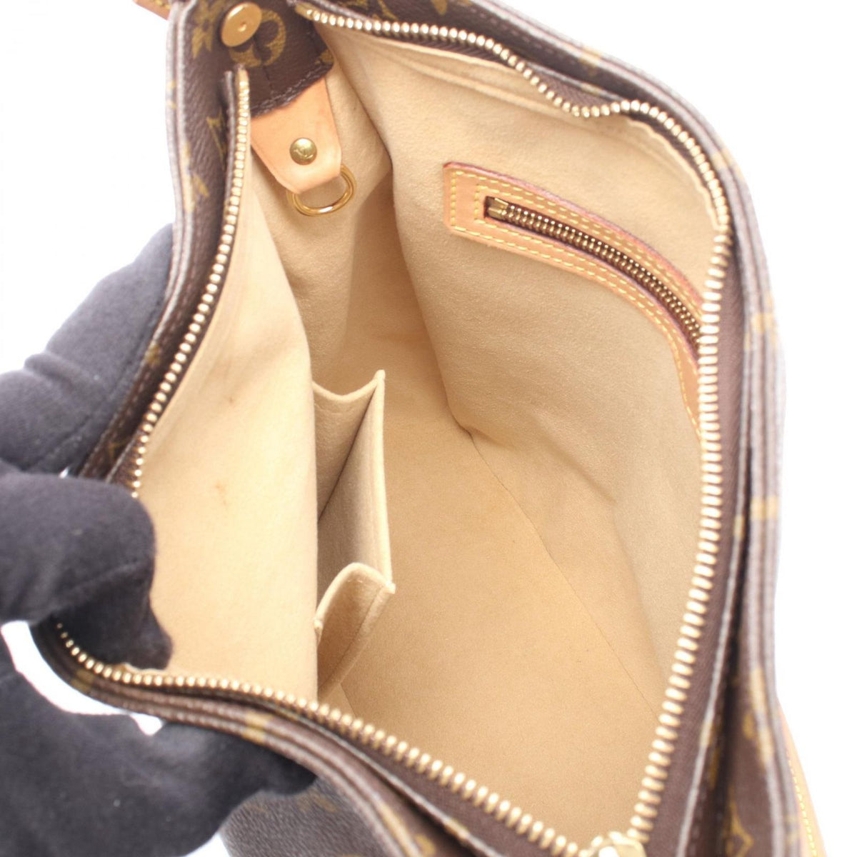 Louis Vuitton Shoulder Bag Looping GM Canvas Leather — view 3
