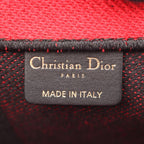 Dior Tote Book Large Red Black Canvas — view 4