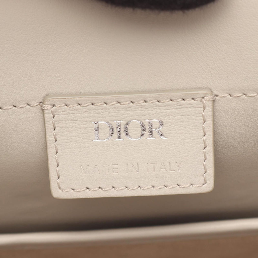 Dior Tote CD Diamond Color Gray Canvas Leather — view 4