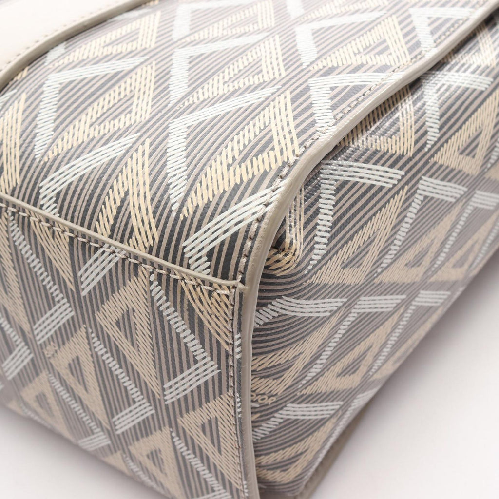Dior Tote CD Diamond Color Gray Canvas Leather — view 7