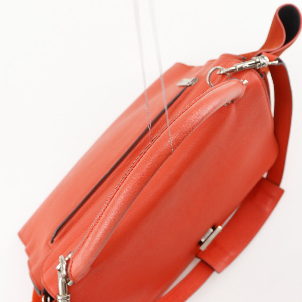 Celine 2-Way Shoulder Leather Orange Handbag — view 5