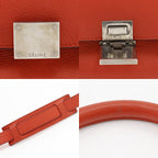 Celine 2-Way Shoulder Leather Orange Handbag — view 9
