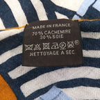 Hermes Triangle Jean Cashmere Silk Scarf — view 8
