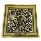 Dior Leopard Scarf Multicolor