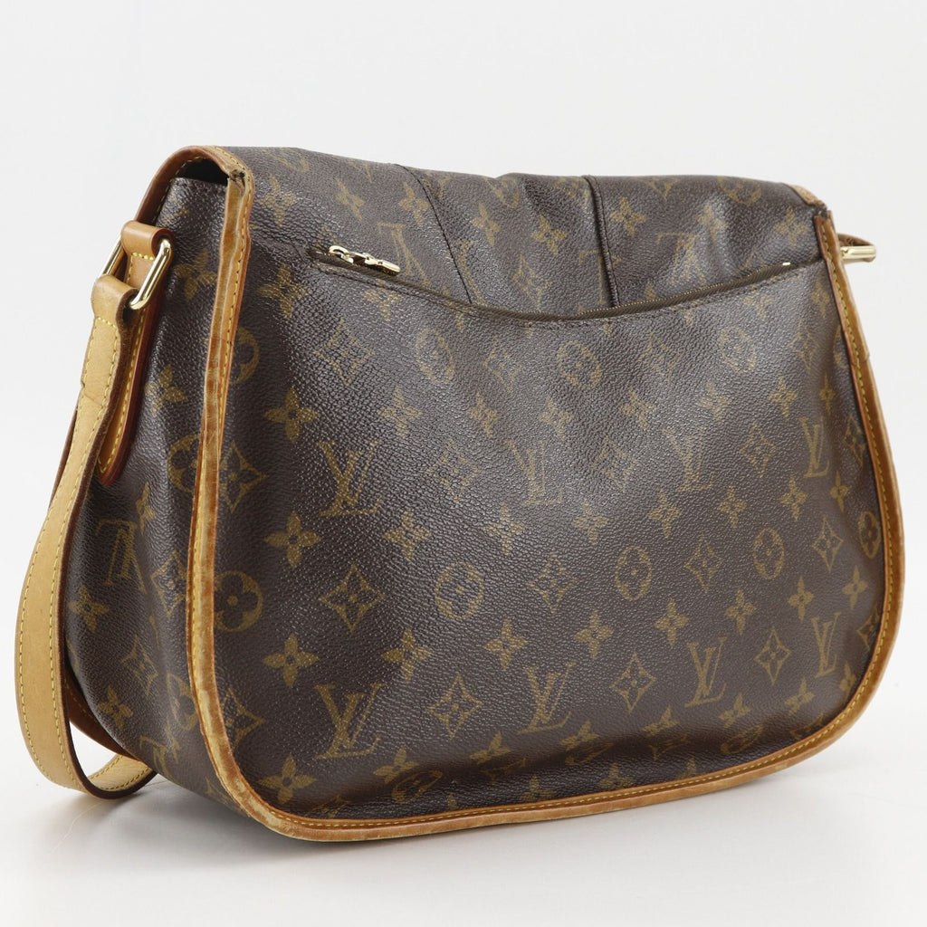 Louis Vuitton Menilmontant MM Monogram Canvas Brown Shoulder — view 3