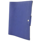 Hermes Ulysse MM Togo Blue Notebook Cover Agenda — view 2
