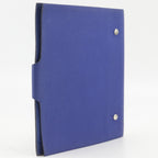 Hermes Ulysse MM Togo Blue Notebook Cover Agenda — view 3