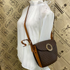 Celine Shoulder Bag Pochette Macadam Circle Logo Travel — view 3