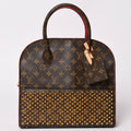 Louis Vuitton Christian Louboutin Iconoclast Handbag Calf Hair Gold
