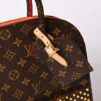 Louis Vuitton Christian Louboutin Iconoclast Handbag Calf Hair Gold — view 8