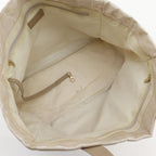 Chanel New Travel Line Tote MM Nylon Canvas Beige — view 6