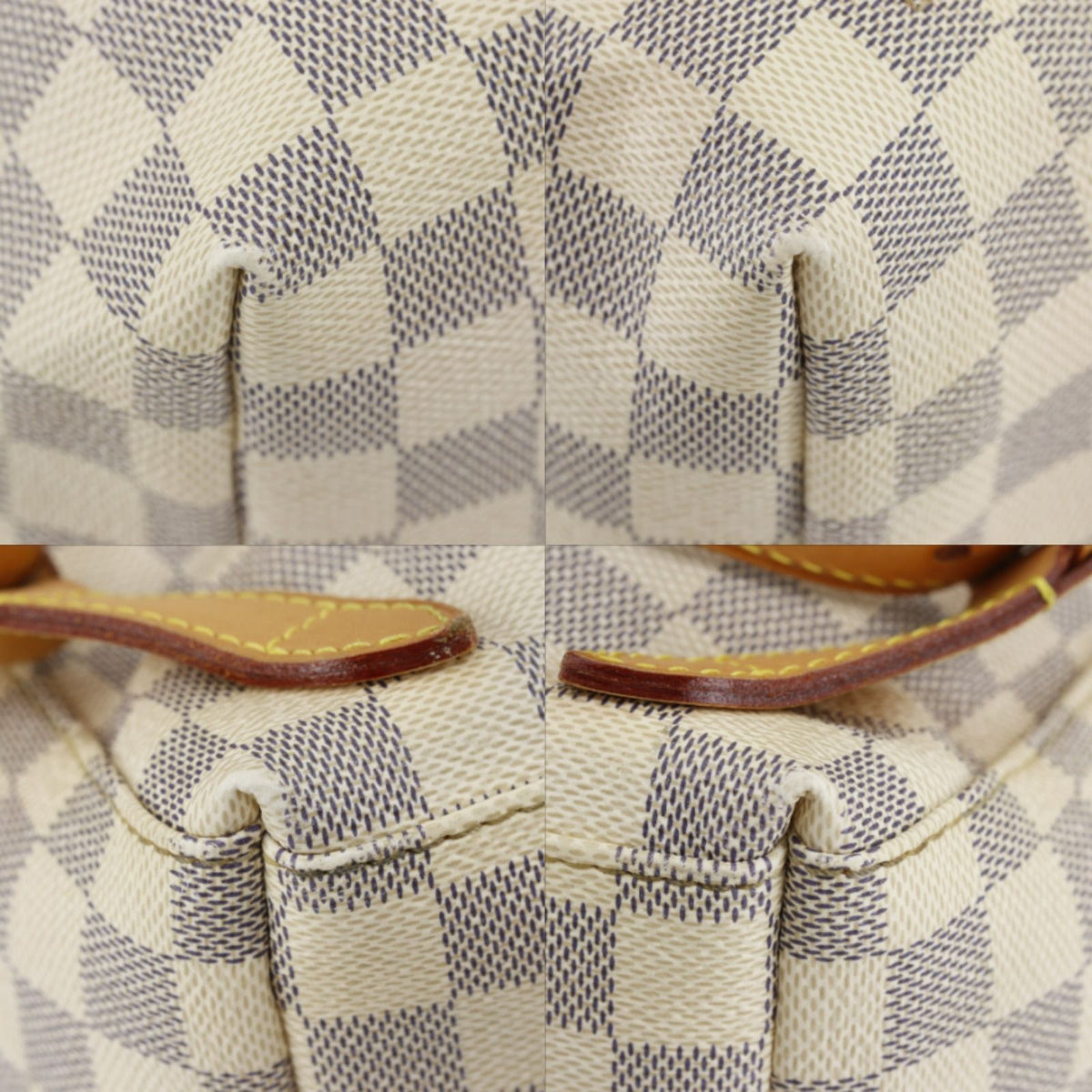 Louis Vuitton Sperone Damier Azur Canvas White Backpack — view 4