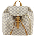 Louis Vuitton Sperone Damier Azur Canvas White Backpack