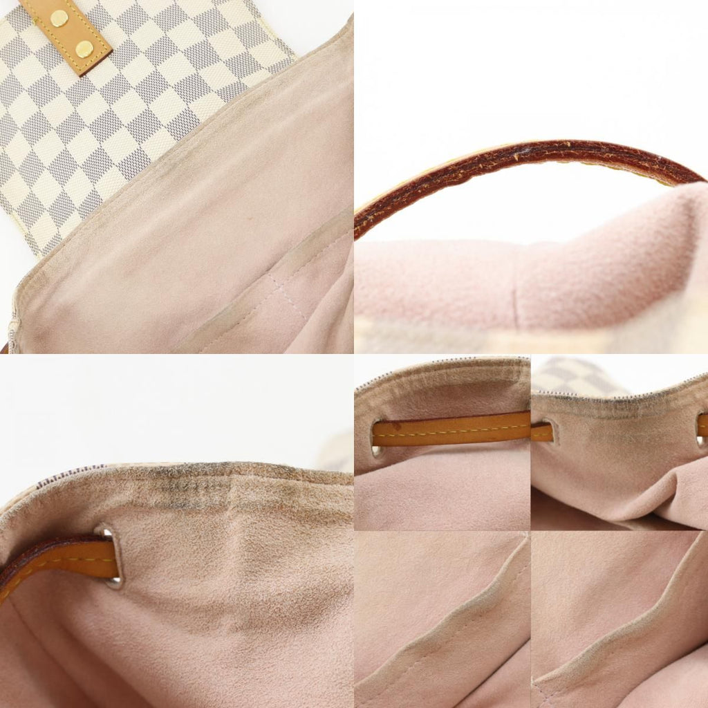 Louis Vuitton Sperone Damier Azur Canvas White Backpack — view 8