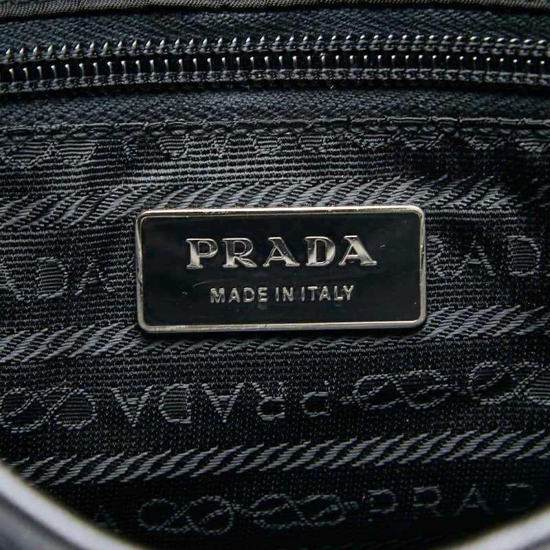 Prada Crossbody Shoulder Bag Nero Black Saffiano Leather — view 7