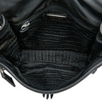 Prada Crossbody Shoulder Bag Nero Black Saffiano Leather — view 6