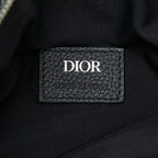 Dior Oblique Saddle Belt Bag Black Beige Canvas Leather — view 8