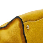 Prada Sound Rock 2-Way Shoulder Bag Yellow Vitello Daino Leather — view 7