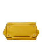 Prada Sound Rock 2-Way Shoulder Bag Yellow Vitello Daino Leather — view 3