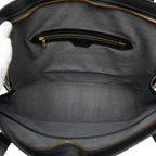 Louis Vuitton Epi Lussac Tote Shoulder Bag Noir Black Leather — view 7