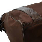 Celine Anagram Handbag Brown Nylon Leather — view 7
