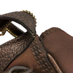 Celine Anagram Handbag Brown Nylon Leather — view 8