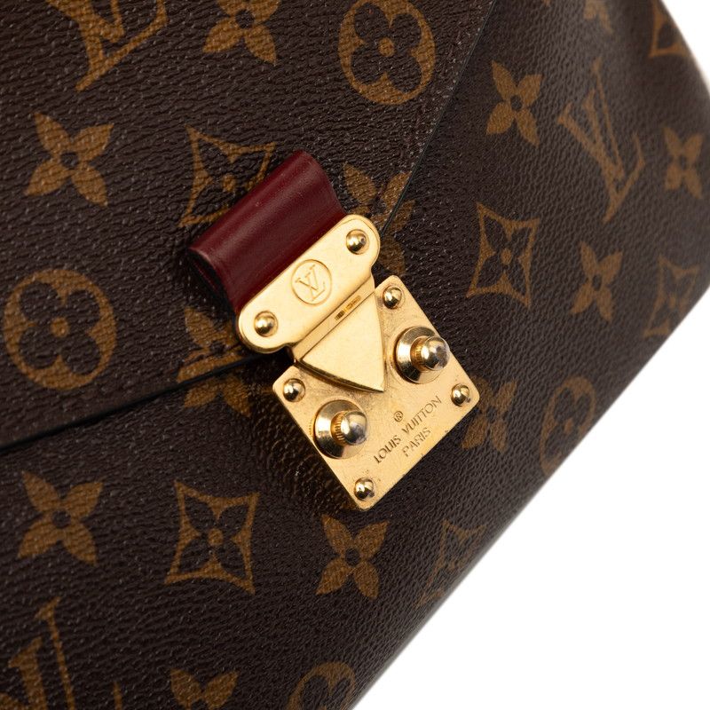 Louis Vuitton Monogram Pochette Metis MM 2-Way Shoulder Bag Brown Multi Color — view 4