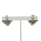 Chanel Stud Earrings Silver Metal Bijoux — view 3