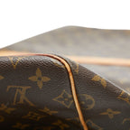 Louis Vuitton Monogram Keepall Bandouliere 55 Boston Bag 2-Way Brown Leather — view 7