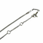 Celine Trio Rhinestone Necklace Silver — view 6
