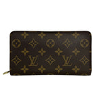 Louis Vuitton Wallet Monogram Porto Monet Zip Leather
