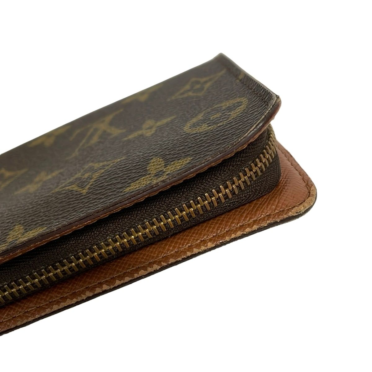 Louis Vuitton Wallet Monogram Porto Monet Zip Leather — view 7