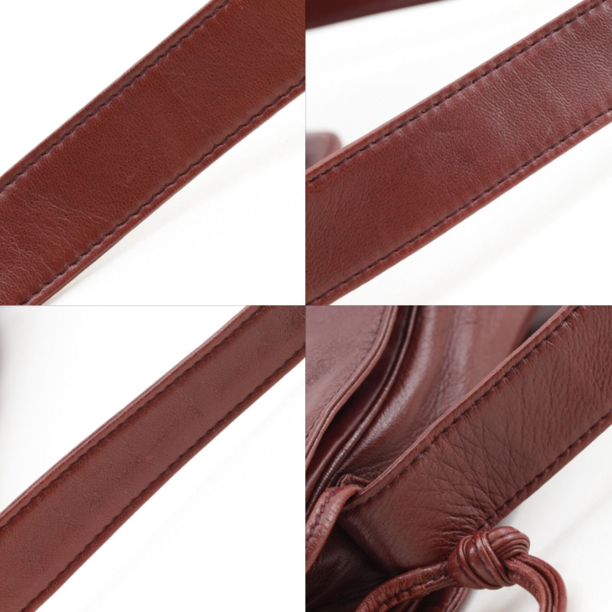Loewe Anagram Vintage Leather Red Shoulder — view 8
