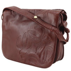 Loewe Anagram Vintage Leather Red Shoulder — view 2