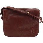 Loewe Anagram Vintage Leather Red Shoulder