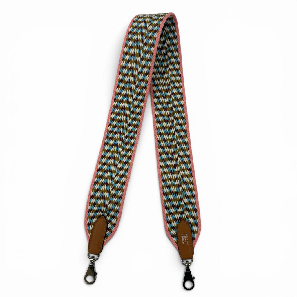Hermes Bandouliere Sangles Silver Shoulder Strap Multi