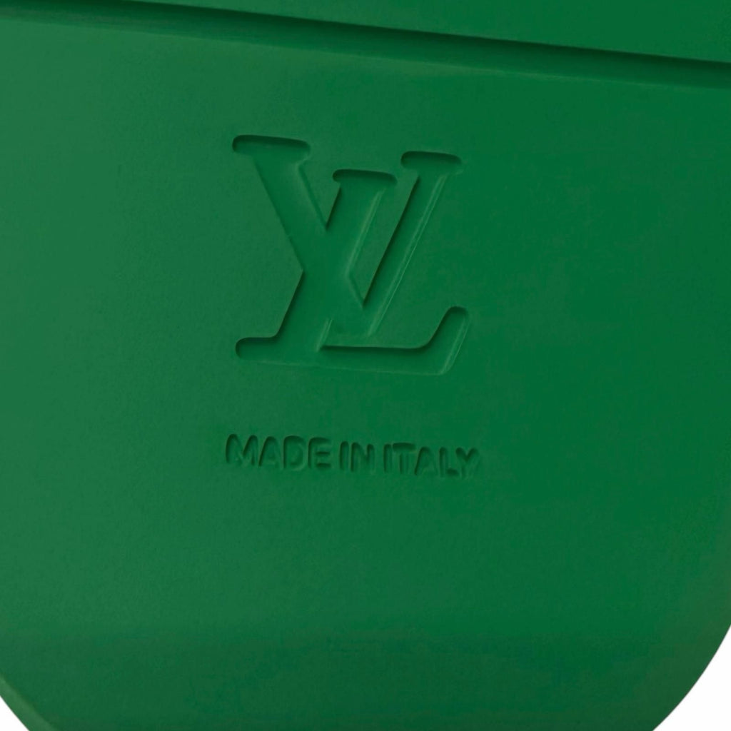 Louis Vuitton Miami Line Monogram Embossed Leather Shower Sandals Slide 6 — view 8