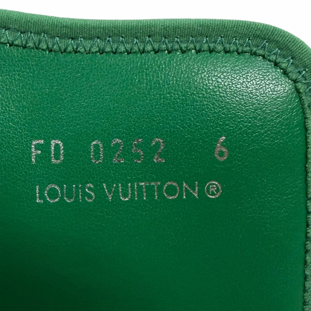 Louis Vuitton Miami Line Monogram Embossed Leather Shower Sandals Slide 6 — view 7
