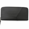 Loewe Puzzle Edge Zipped Wallet Leather Anagram Round Zip Black