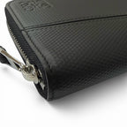 Loewe Puzzle Edge Zipped Wallet Leather Anagram Round Zip Black — view 5
