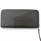 Loewe Puzzle Edge Zipped Wallet Leather Anagram Round Zip Black — view 3