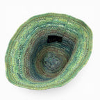 Louis Vuitton Crochet Hat Damier Palm Tree Gradient Signature Patch Hat Green — view 7