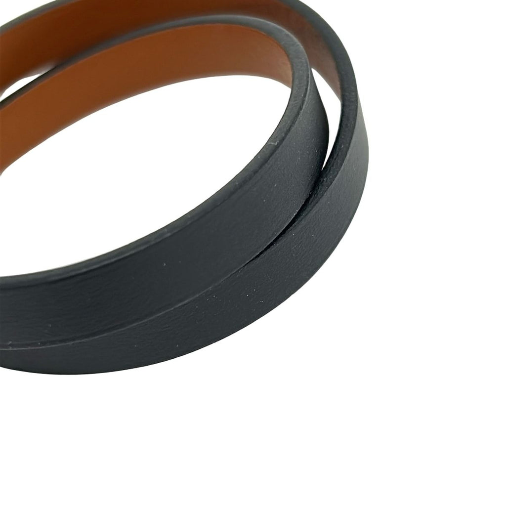 Hermes Bracelet Hapi 3 Black Fauve Silver — view 4
