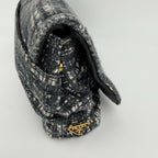 Prada Clutch Tweed Gray Vintage — view 5